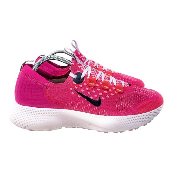 Nike Women's Size 9.5  React Escape Run Flyknit Athletic Shoes Pink  DC4269-600 - Picture 5 of 11